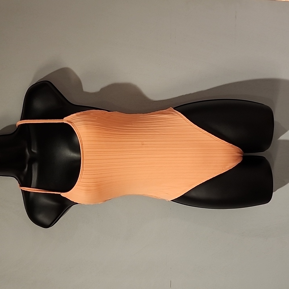 Bright Orange Xhilaration One Piece Swim Suit. XS